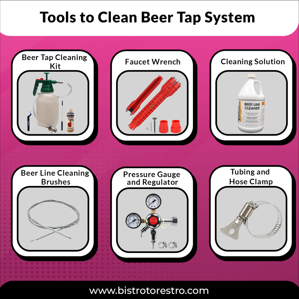 Tools You’ll Need to Clean Your Beer Tap System_BistroToRestro