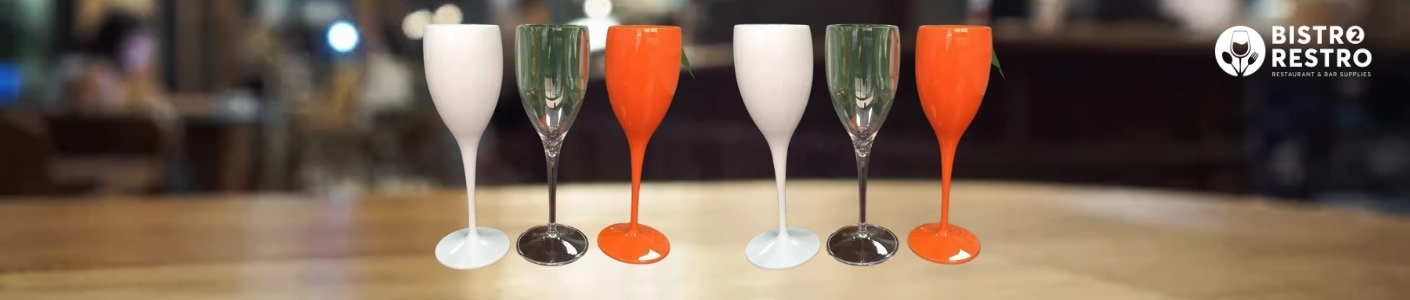 Reusable Plastic Wine & Champagne Drinkware