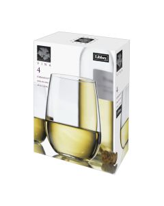 Libbey Vina Stemless White (set of 4)