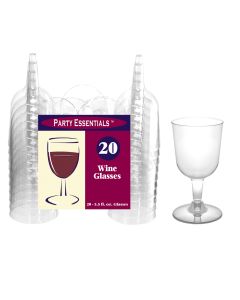 5.5 oz. Clear Wine Glasses