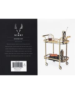 Gold Bar Cart by ViskiÂ®