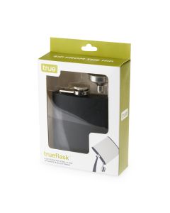 TrueFlaskâ„¢: 6 oz Matte Black Flask by True