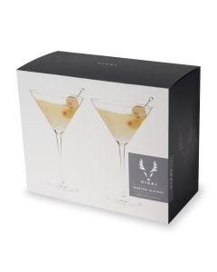 Stemmed Crystal Martini Glasses by ViskiÂ®