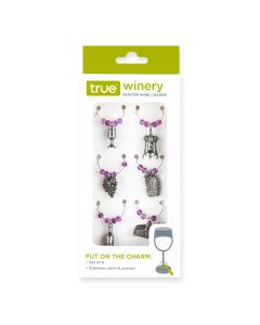 Winery Pewter Wine Charms by Trueâ„¢ (Set of 6)