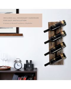 Metal and Wood Wine Rack by TwineÂ®